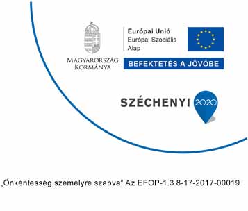 Önkéntesség személyre szabva Pályázat Széchenyi 2020 Önkéntesség személyre szabva Pályázat Széchenyi 2020