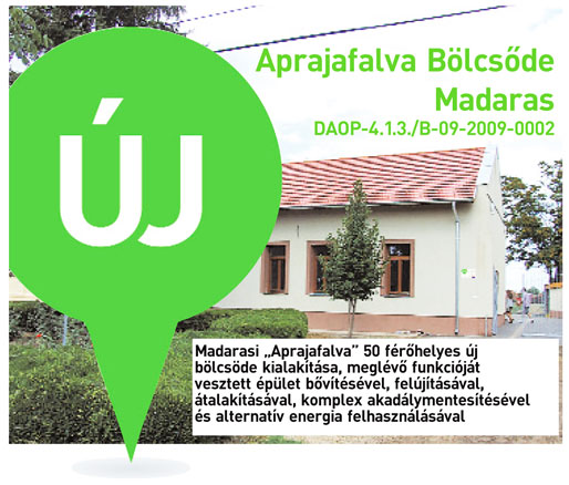 Madarasi Aprqajafalva Bölcsöde felújítás Madarasi Aprqajafalva Bölcsöde felújítás